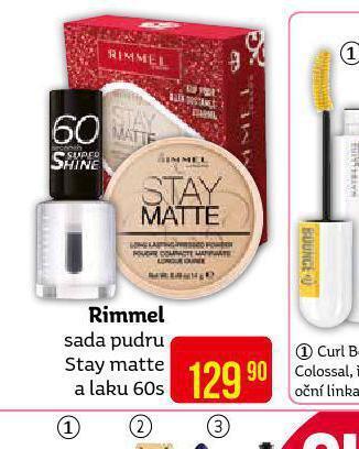 Teta Rimmel sada pudru a laku nabídka
