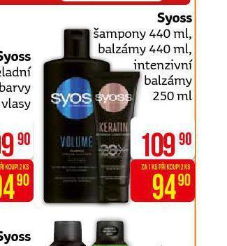 Teta Syoss šampon, balzám nabídka