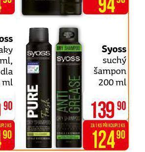 Teta Syoss suchý šampon nabídka