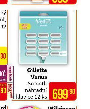Teta Gillette venus smooth náhradní hlavice nabídka
