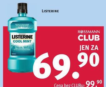 Rossmann Listerine ústní voda nabídka