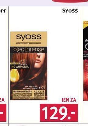 Rossmann Syoss barva na vlasy nabídka