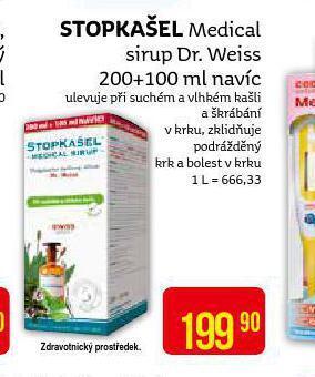 Teta Stopkašel medical sirup dr. weiss nabídka