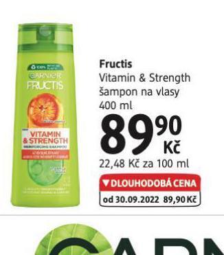 dm drogerie Fructis šampon nabídka