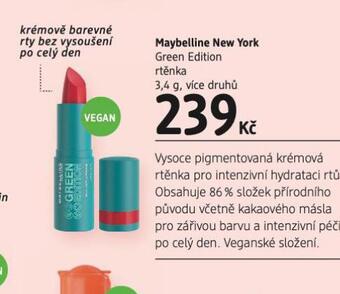 dm drogerie Maybelline new york rtěnka nabídka