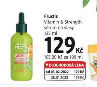 dm drogerie Fructis sérum na vlasy nabídka