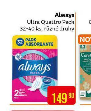 Teta Always dámské vložky nabídka