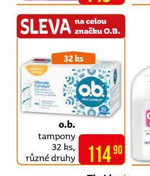 Teta O.b. tampony nabídka