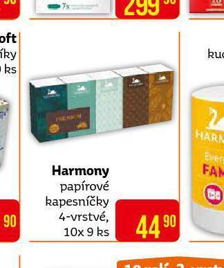 Teta Harmony papírové kapesníky nabídka