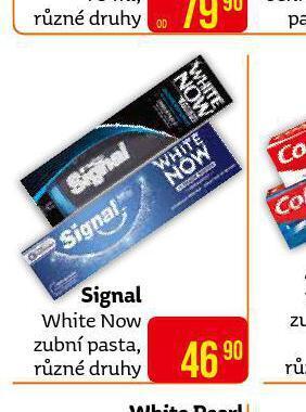Teta Signal white now zubní pasta nabídka