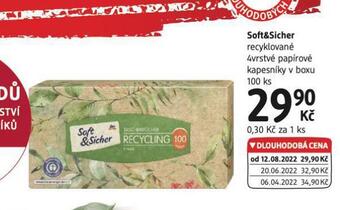 Soft & sicher papírové kapesníky