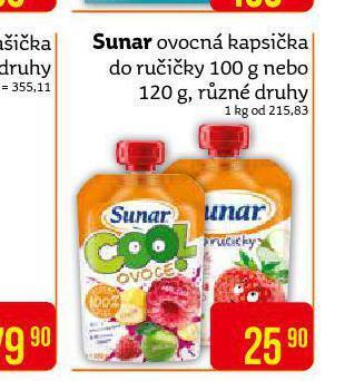 Teta Sunar ovocná kapsička nabídka