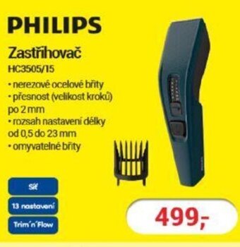 Planeo Elektro Philips Zastřihovač HC3505/15 nabídka