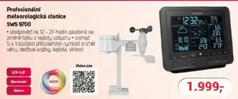 Planeo Elektro Sencor Profesionál meterologická stanice SWS 9700 nabídka