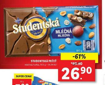 Lidl Orion studentská pečeť nabídka