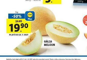Lidl Gáleia meloun nabídka