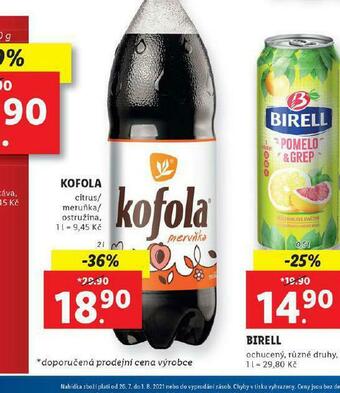 Lidl Kofola nabídka