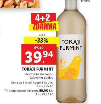 Lidl Tokaji furmint nabídka