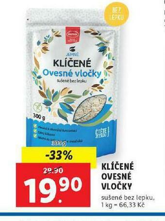 Lidl Klíčky ovesné vločky bez lepku nabídka