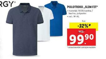 Lidl Polotriko slim fit nabídka