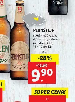 Lidl Pivo pernštejn nabídka