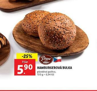 Lidl Hamburgerová bulka nabídka