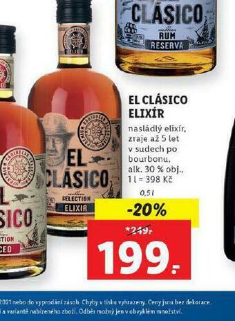 Lidl El clásico elixir nabídka