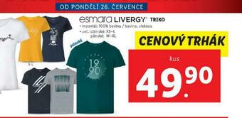 Lidl Pánské triko nabídka
