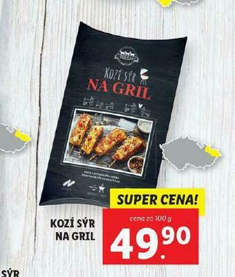 Lidl Kozí sýr na gril nabídka