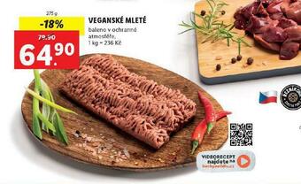 Lidl Veganské mleté nabídka