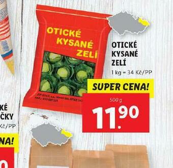 Lidl Otické kysané zelí nabídka