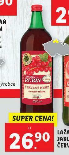 Lidl Lažanský rubín červený rybíz nabídka