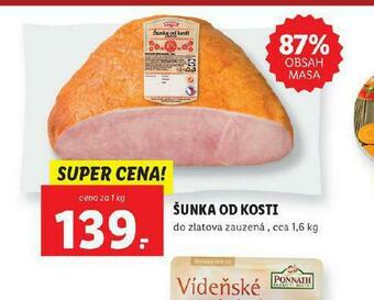 Lidl Šunka od kosti nabídka
