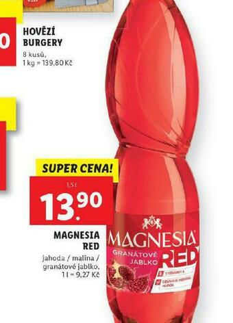Lidl Magnesia red nabídka