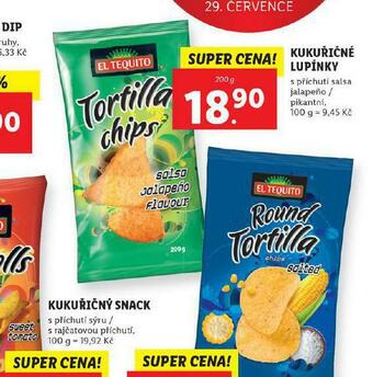 Lidl Kukuřičné lupínky nabídka