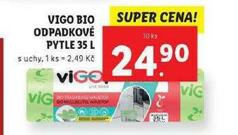 Lidl Vigo bio odpadkové pytle 35l nabídka