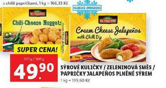 Lidl Papričky jalapenos plněné sýrem nabídka