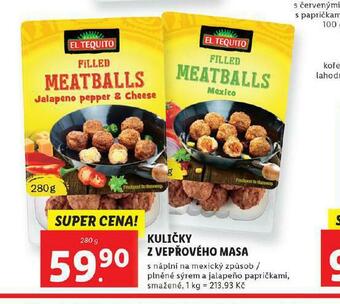 Lidl Kuličky z vepřového masa nabídka