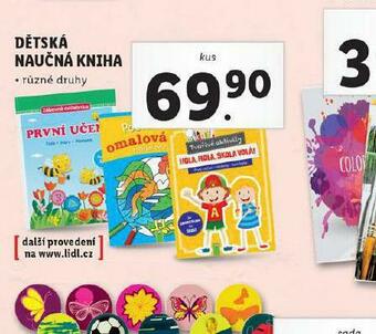 Lidl Dětská naučná kniha nabídka