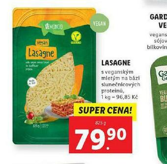 Lidl Lasagne s veganským masem nabídka