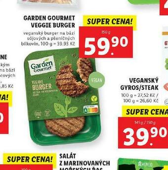 Lidl Garden gourmet veggie burger nabídka