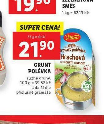 Lidl Grunt polévka nabídka