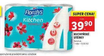Lidl Florysyl kuchyňské utěrky nabídka