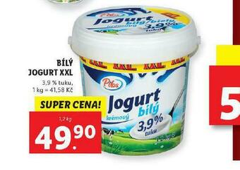 Lidl Bílý jogurt xxl nabídka