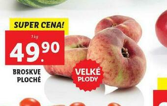 Lidl Broskve ploché nabídka