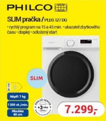 Planeo Elektro Philco SLIM pračka/PLDS 127 DG nabídka