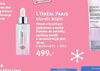 Rossmann Loreal paris sérum nabídka