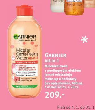 Rossmann Garnier micelární voda nabídka