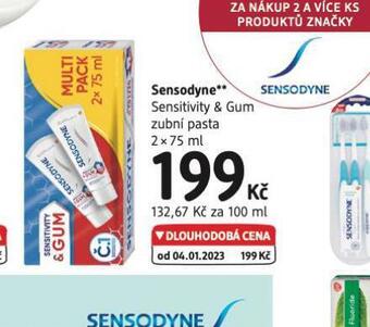 dm drogerie Sensodyne zubní pasta nabídka