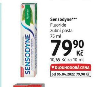 dm drogerie Sensodyne zubní pasta nabídka